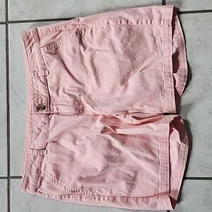 Size 10 a.n.a Women's Chino Twill Peach Pink Shorts